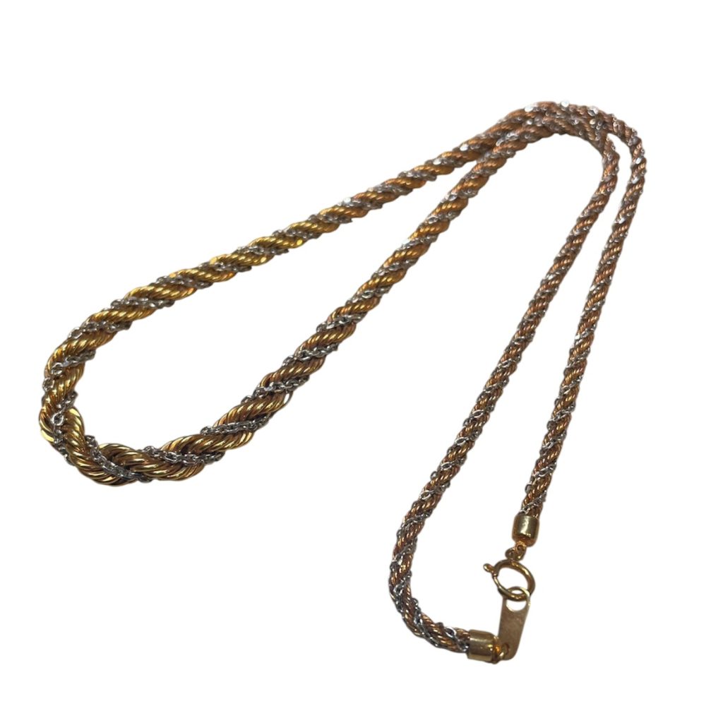 K18/Pt850 コンビネックレス　18金/プラチナ850　コンビ　アクセサリー　貴金属