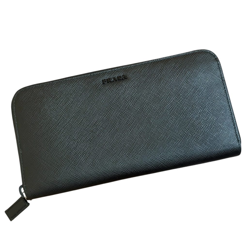 PRADA プラダ 長財布 メンズ サフィアーノ マルティック