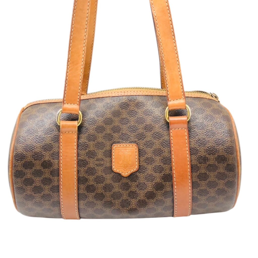CELINE（セリーヌ）　マカダム柄　ショルダーバッグ