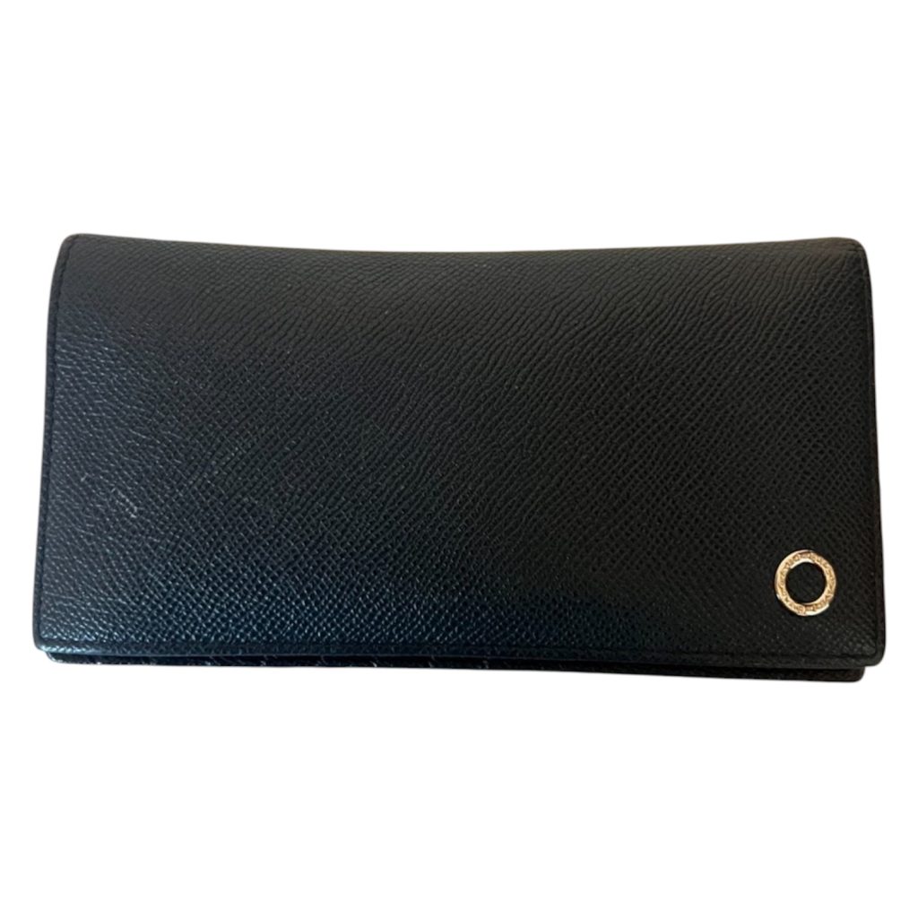 ブルガリ（BVLGARI） ブルガリ・ブルガリ グレインレザー 長財布（ブラック）
