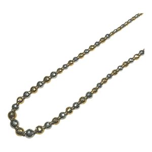 眩いミラーボールの輝き！K18/プラチナ コンビ ミラーボールデザインネックレスをお買取りいたしました！