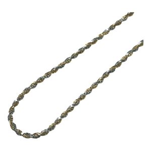 金とプラチナが織りなす極上のきらめき！K18/プラチナ コンビデザインネックレスをお買取りいたしました！
