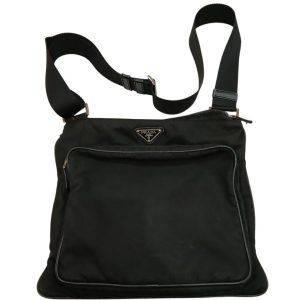 PRADA プラダ ナイロン トライアングルプレート ショルダーバッグ　三角ロゴ