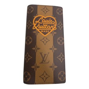 Louis Vuitton ルイヴィトン ポルトフォイユ・ブラザ モノグラム ストライプ（M81008）