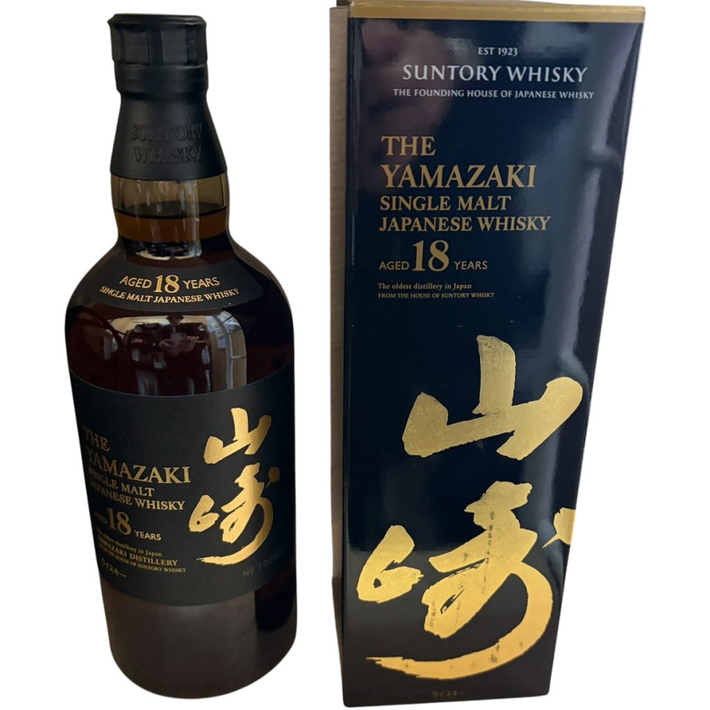 山崎18年　お酒　ウイスキー