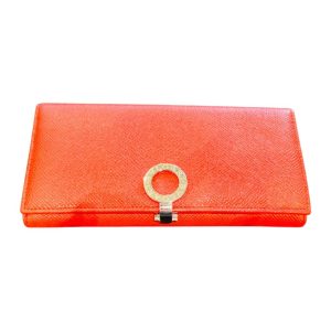 ブルガリ（BVLGARI） ブルガリ・ブルガリ ロゴクリップ グレインレザー 長財布