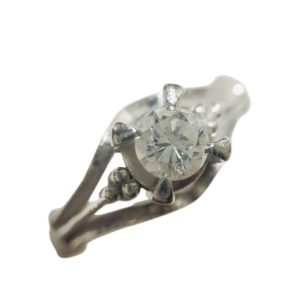 Pt850(プラチナ850)　ダイヤ0.33ct　リング