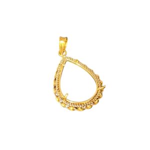 K18 トップ 石なし 18金 アクセサリー