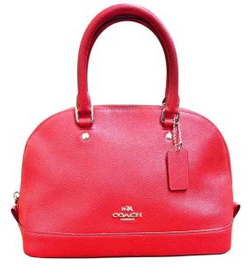 COACH（コーチ） ドーム型　2WAY ハンドバッグ ミニシエラ レッド