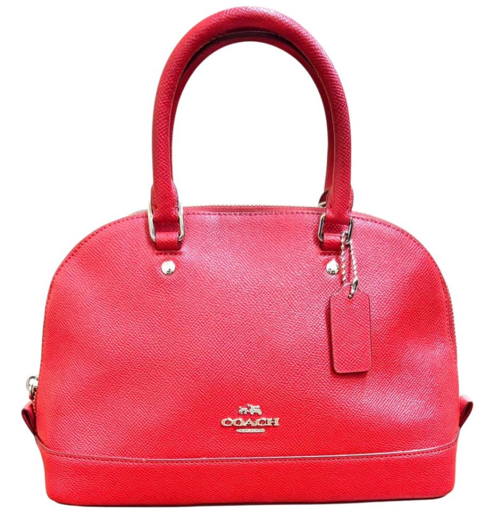 COACH（コーチ） ドーム型　2WAY ハンドバッグ ミニシエラ レッド