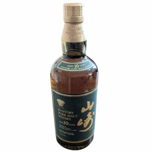山崎10年 グリーンラベル ウイスキー お酒 箱なし