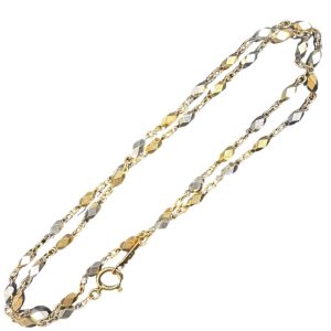 K18 18金・Pt850 プラチナ850 コンビ ネックレス