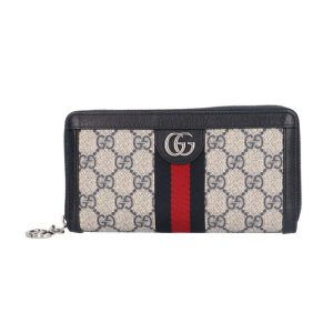 グッチ（GUCCI）オフィディア GGジップアラウンドウォレット 長財布