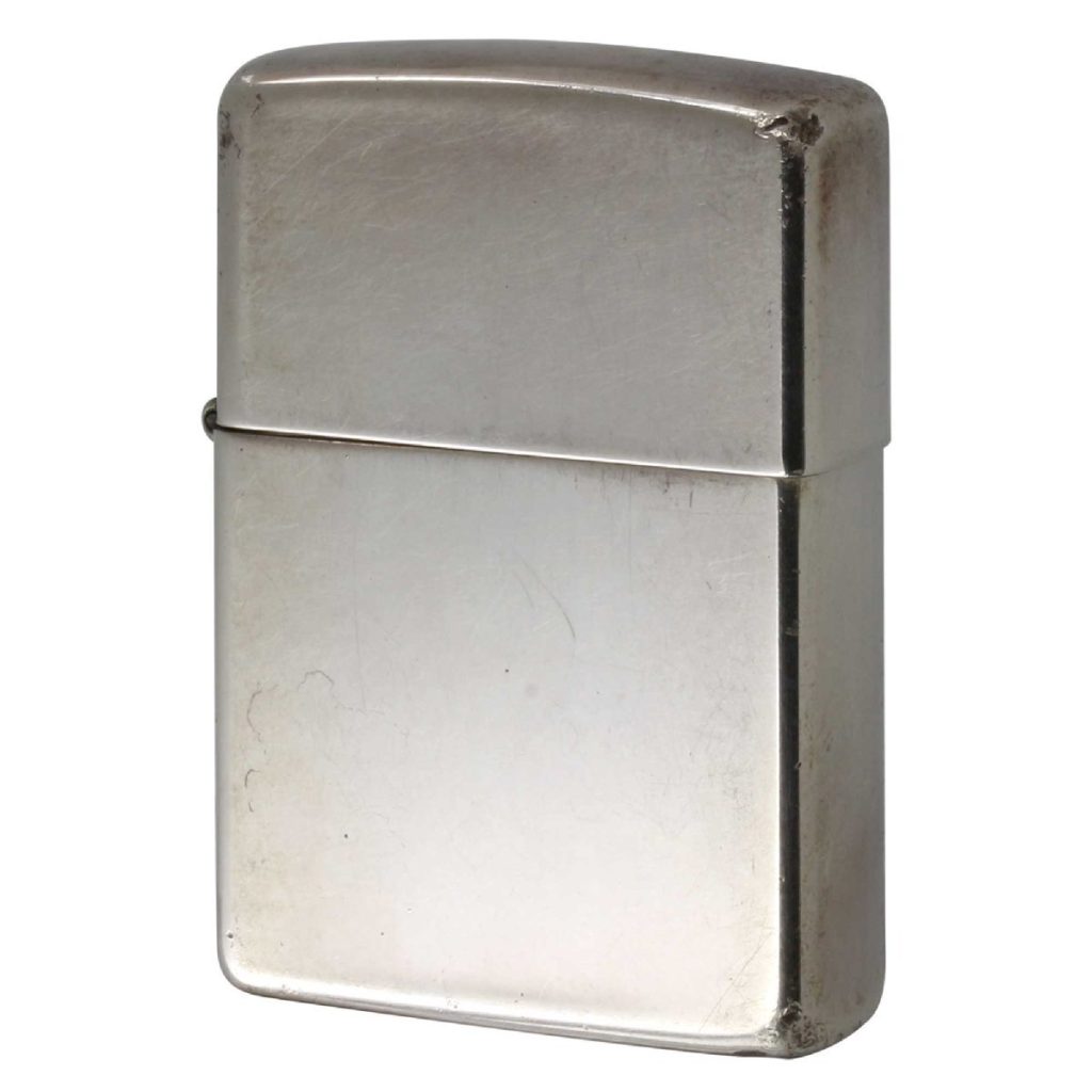 ヴィンテージ Zippo ジッポー 中古 1992年製造純銀 Sterling Silver スターリングシルバー ポリッシュ No.15