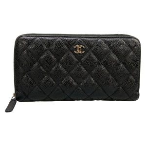 シャネル CHANEL 長財布 マトラッセ 黒