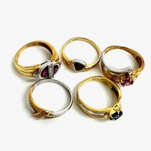 【三沢市】K18・K14　石付リング　をお買取り致しました！