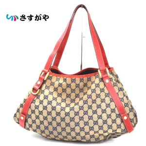 GUCCI グッチ GGキャンバス アビー トート ブランド バッグ