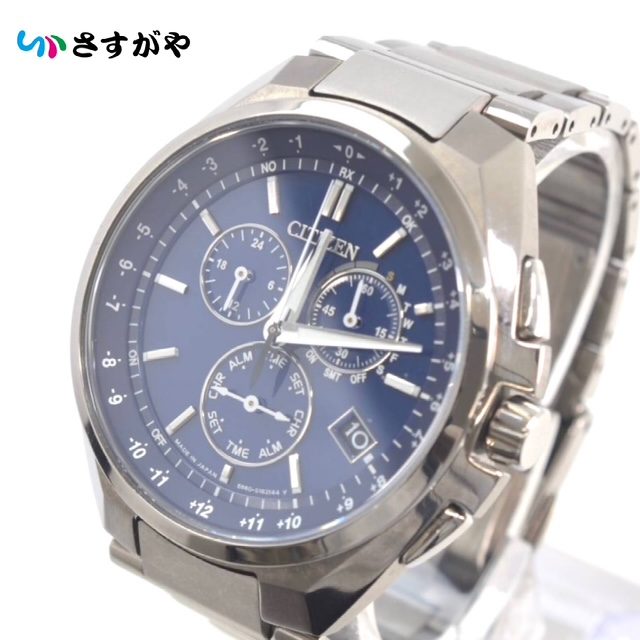 CITIZEN シチズン アテッサ エコドライブ クロノグラフ 時計