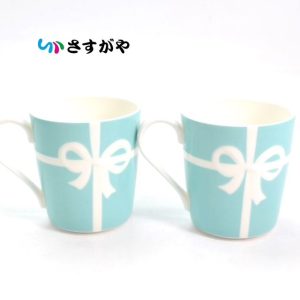 TIFFANY ティファニー ブルーリボン ペア カップ