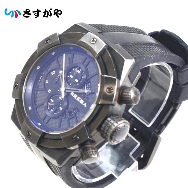 BRERA ブレラ クロノグラフ クオーツ式 時計 不動品