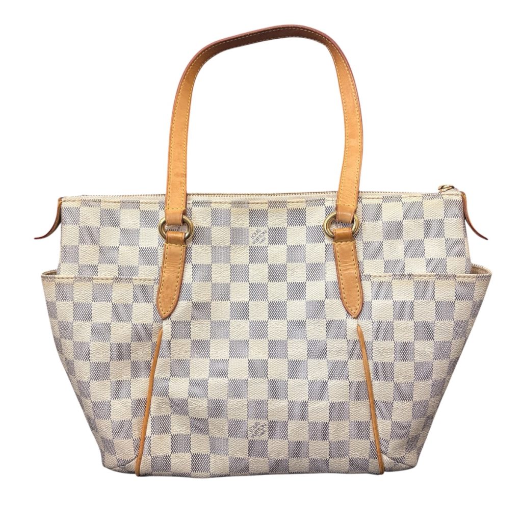 ルイ・ヴィトン LOUIS VUITTON ダミエ・エベヌ トータリーPM アズール
