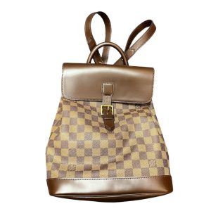 【Louis Vuitton】ルイヴィトン ダミエ エベヌ・バックパック リュックサック ソーホー・ N51132・ブランドバッグ
