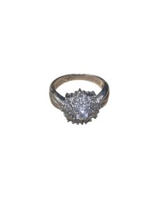 Pt900　メレダイヤリング1.02ct