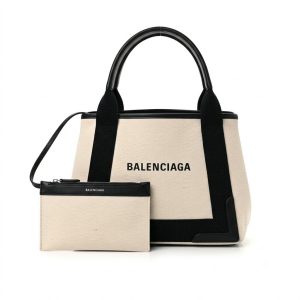 BALENCIAGA/バレンシアガ ネイビー カバス S