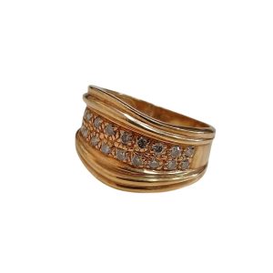 K18(18金) メレ0.21ct リング