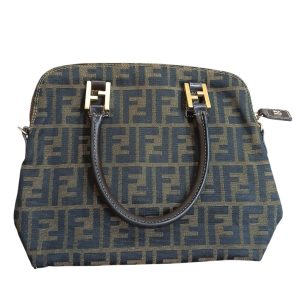 FENDI (フェンディ) ヴィンテージ ズッカ柄 ハンドバック