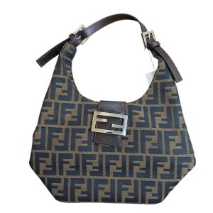 FENDI (フェンディ) マンマバケット ズッカ柄 ショルダーバック