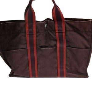 【Hermès(エルメス)　フールトゥ/ボルドーカラー・トートバッグ・ブランド・メンズ・レディース】