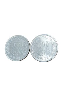 東京オリンピック1964年　1000円銀貨　2枚