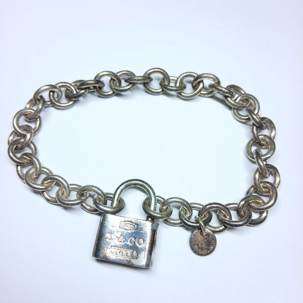 【Tiffany & Co. SV925 カデナロックブレスレット】