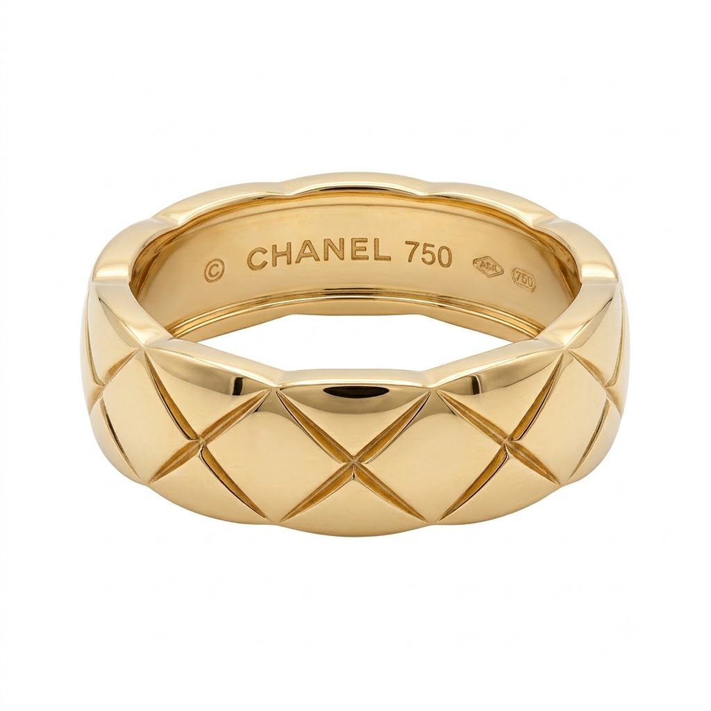 CHANEL/シャネル ココ クラッシュ リング スモール K18