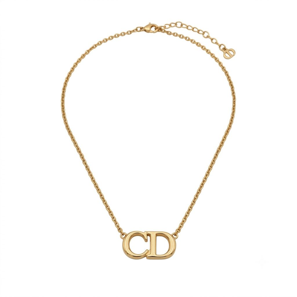 Christian Dior/ディオール CD NAVY ネックレス