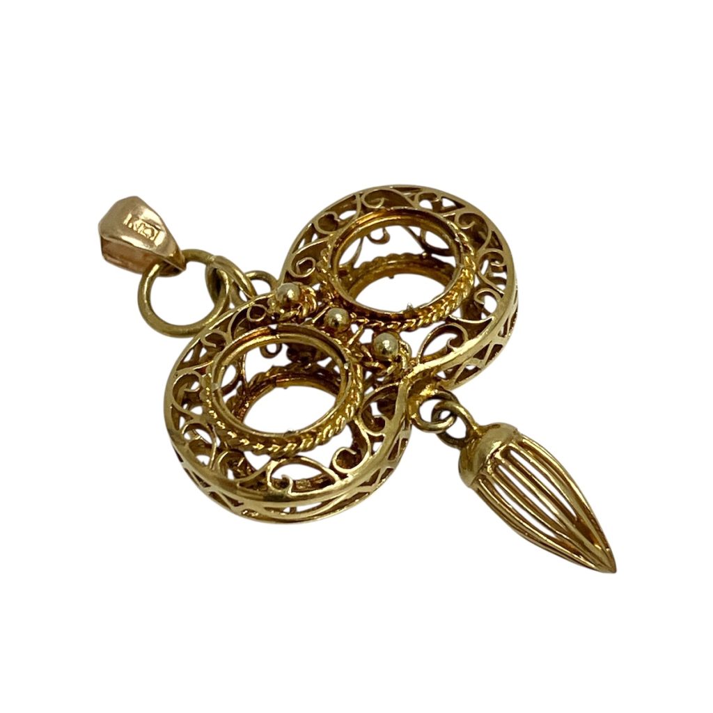 K14 / 10K / ネックレス / トップ / 金 / ゴールド / アクセサリー / 貴金属