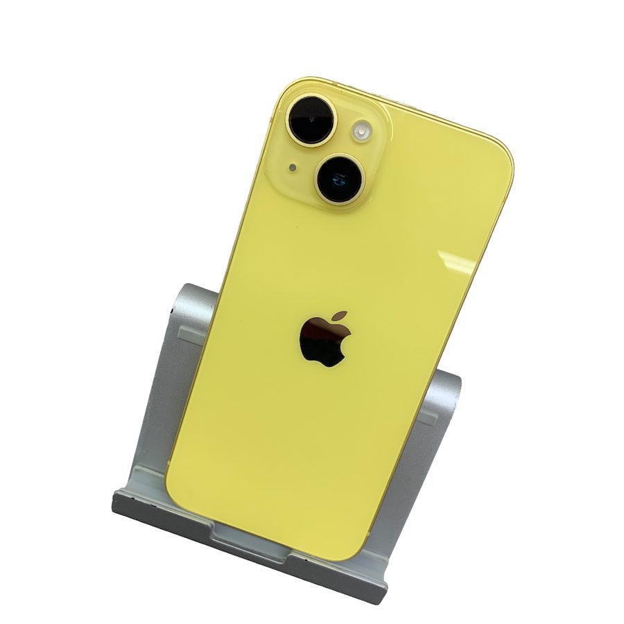 iPhone14 イエロー 128GB KDDI △ バッテリー最大容量78% アイフォーン