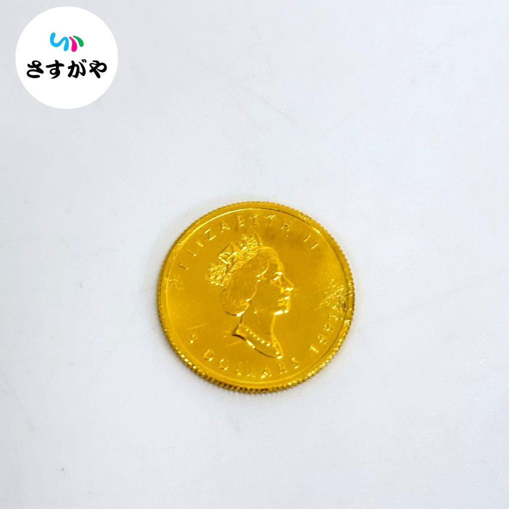 メイプルリーフ金貨 1/10oz