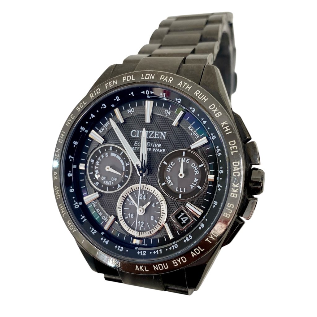 CITIZEN / シチズン /  腕時計 / エコドライブ / クロノグラフ / 黒文字盤 / F900-T021557 / 稼働品