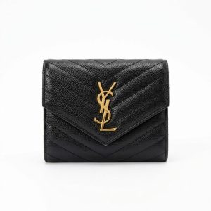 Saint Laurent/サンローラン モノグラム コンパクトウォレット