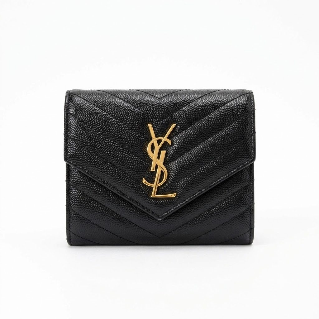 Saint Laurent/サンローラン モノグラム コンパクトウォレット