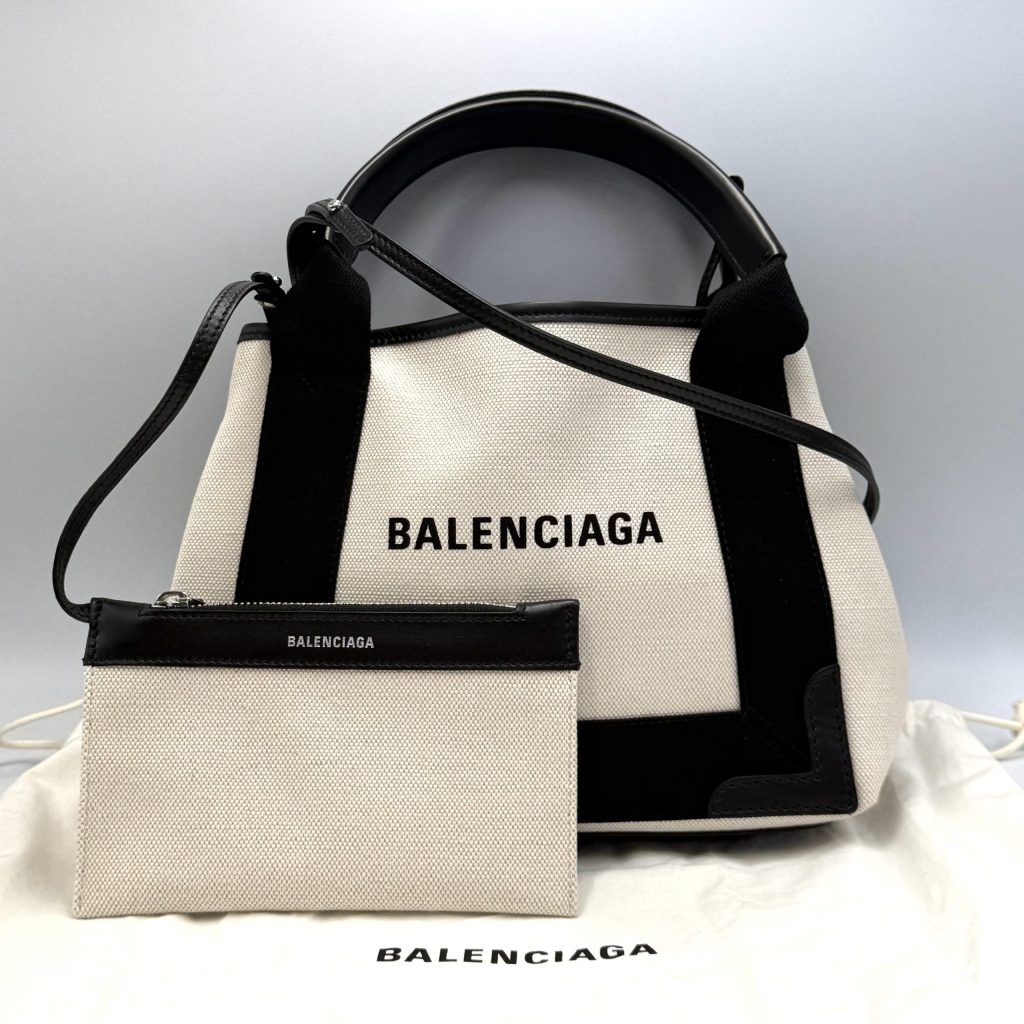 BALENCIAGA バレンシアガ ネイビーカバス XS｜高崎市井野町