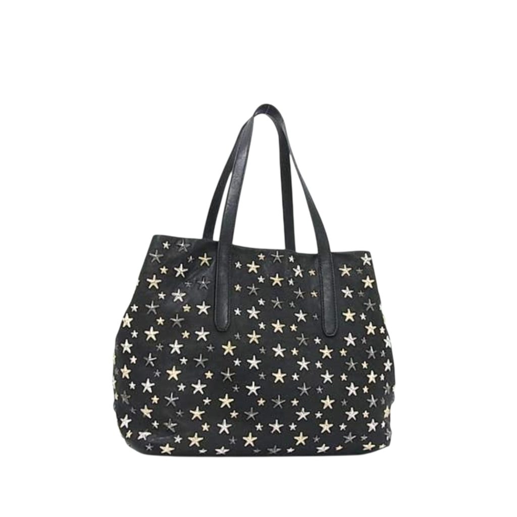 JIMMY CHOO(ジミーチュウ) スタースタッズ レザー トートバッグ