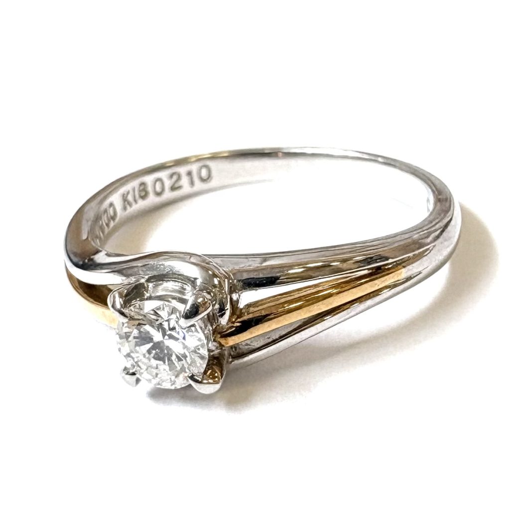 【Pt900 (プラチナ)】ダイヤモンド  リング
