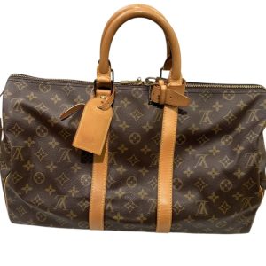 【Louis Vuitton(ルイヴィトン)　キーポル45/モノグラム・ボストンバッグ・ブランド・付属品あり】