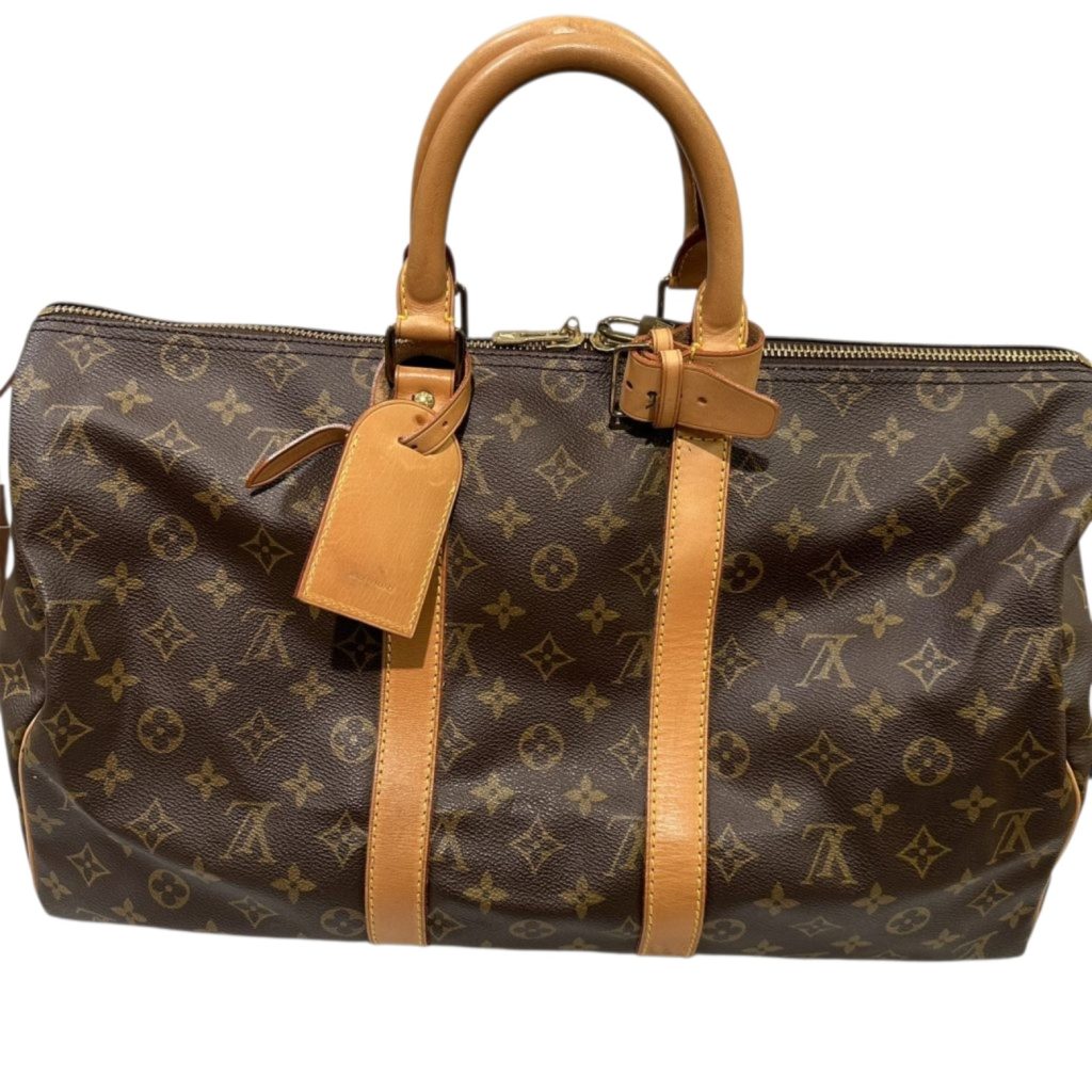 【Louis Vuitton(ルイヴィトン)　キーポル45/モノグラム・ボストンバッグ・ブランド・付属品あり】