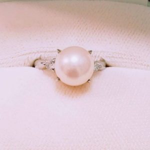 金プラチナ買取ならさすがや福生銀座いなげや店‼︎| 福生市志茂| Pt900 パール メレダイヤ付き リング