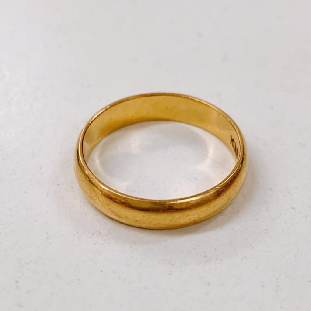 金プラチナ高価買取中！| 青梅市今井| K18 ゴールドリング