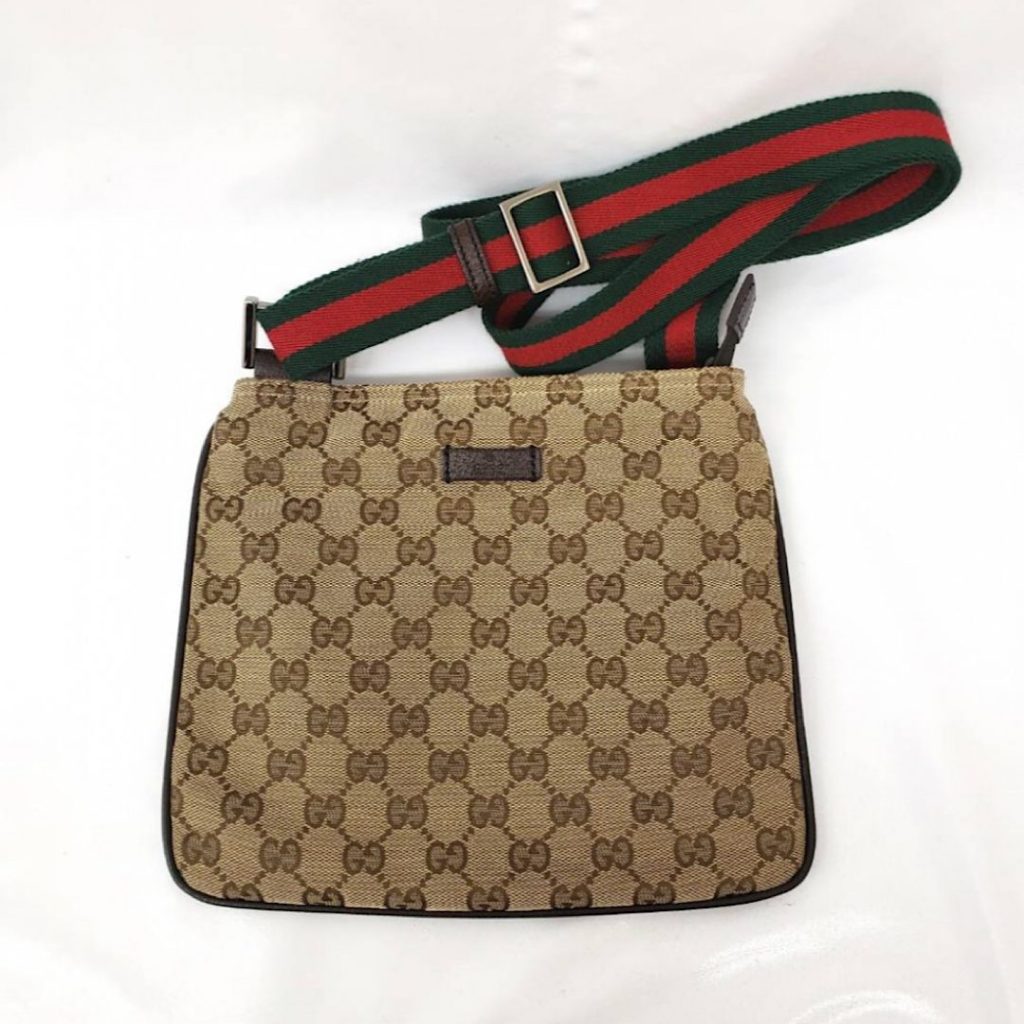 ブランド品の高価買取中！| あきる野市野辺| GUCCI (グッチ) ショルダーバッグ ベージュ GG